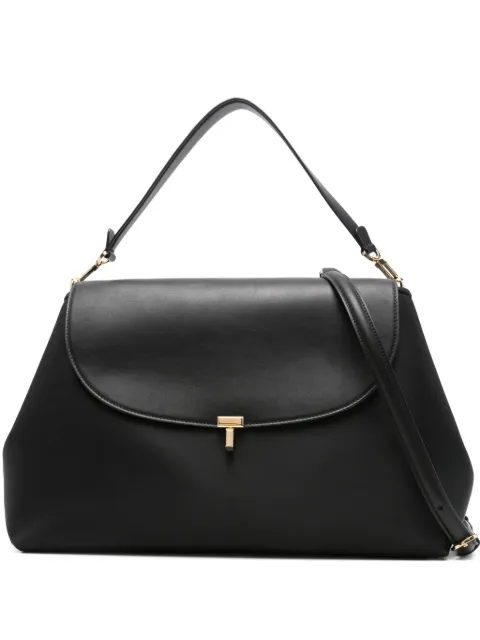 TOTEME T-Lock satchel bag Black 254WAL0096FB0182001