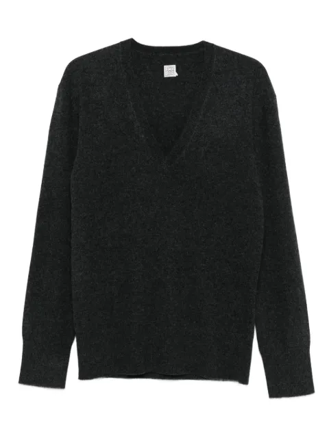 TOTEME V-neck cashmere sweater Black 252WRT0521YA0016019
