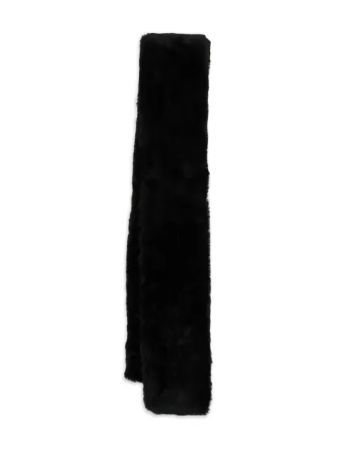 TOTEME shearling scarf Black 254WSC0128LE0165001