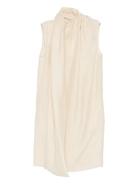 TOTEME attached-scarf dress Neutrals 254WRD0251FB0265116