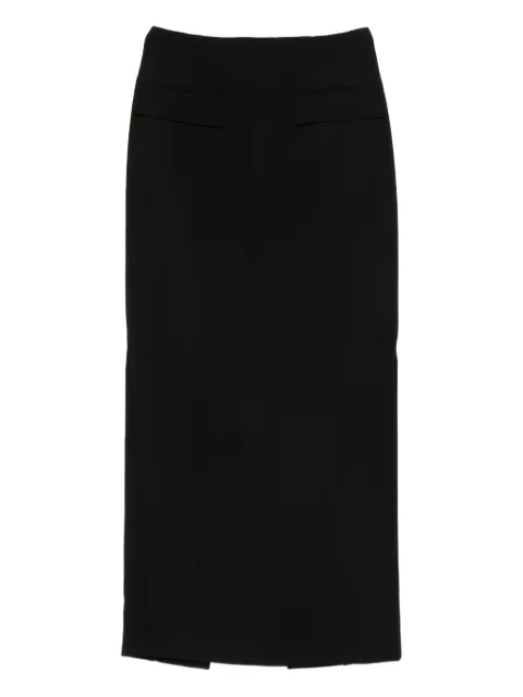 TOTEME flap-pocket skirt Black 254WRB0263FB0307001