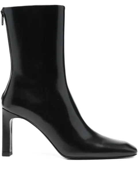 TOTEME Bar glossy leather boots Black 254WAS0250LE0160001