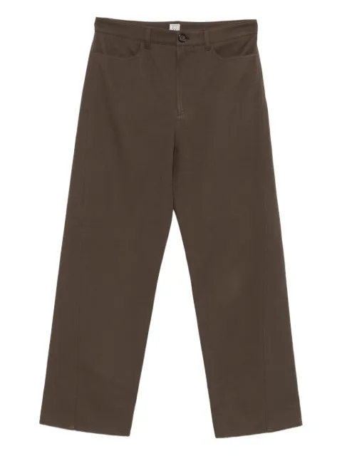 TOTEME Twisted trousers Brown 254WRB0301FB0478273