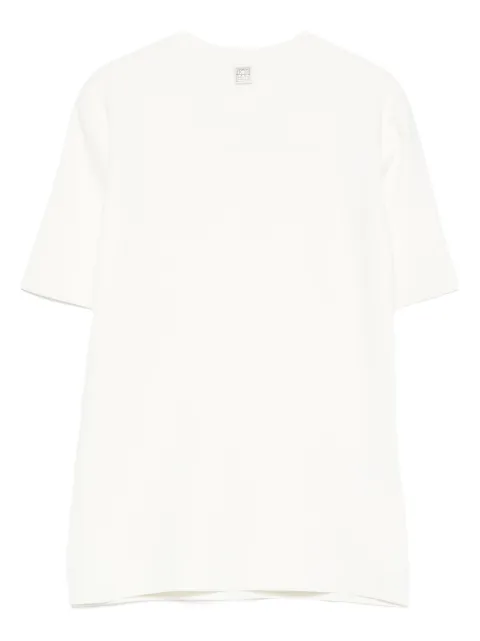 TOTEME crew-neck knitted top White 251WRT0513YA0187003