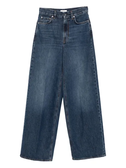 TOTEME button wide-leg jeans Blue 242WRB2426FB0045067