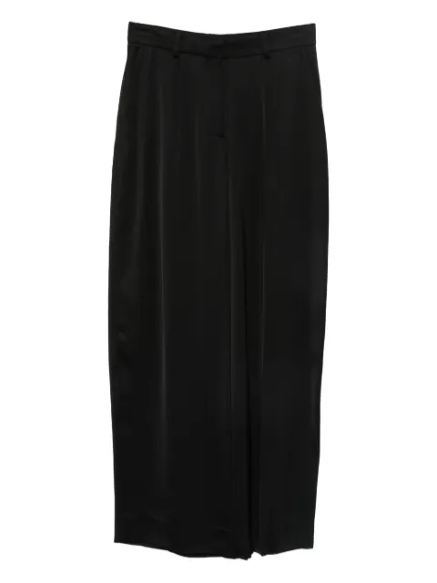 TOTEME satin-finish trousers Black 254WRB0303FB0020001