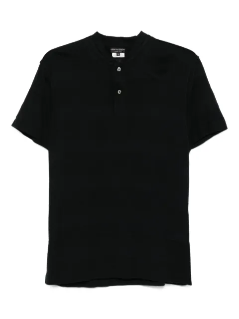 Comme Des Garçons Pre-Owned 2000s cotton polo shirt Black CG390GF