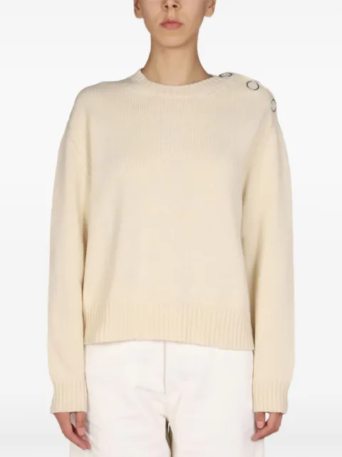 Jil Sander button-detail sweater Neutrals JSWU752308WUY21218107