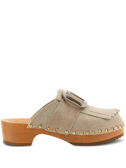 Jejia buckle-detail sandals Neutrals SEBERGVAR1GREYFUR