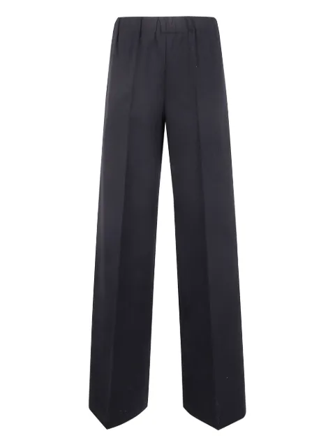 Liviana Conti elastic-waistband trousers Black F5WI40