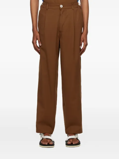 Howlin' textured stretch-cotton trousers Brown COSMICPANTSWALNUT