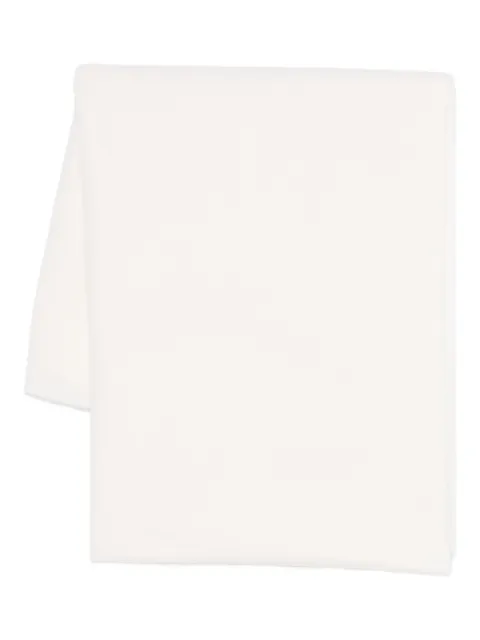 TOTEME frayed -trim classic scarf White 254WSC0079FB0539059