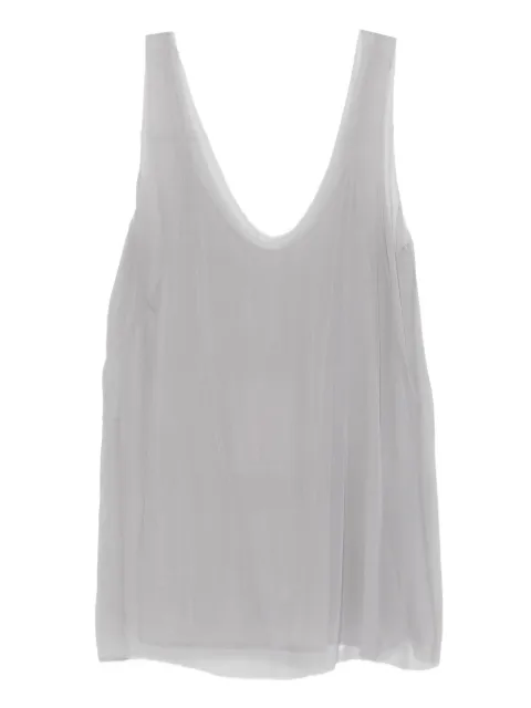 TOTEME V-neck slip top Grey 254WRT0564FB0487121