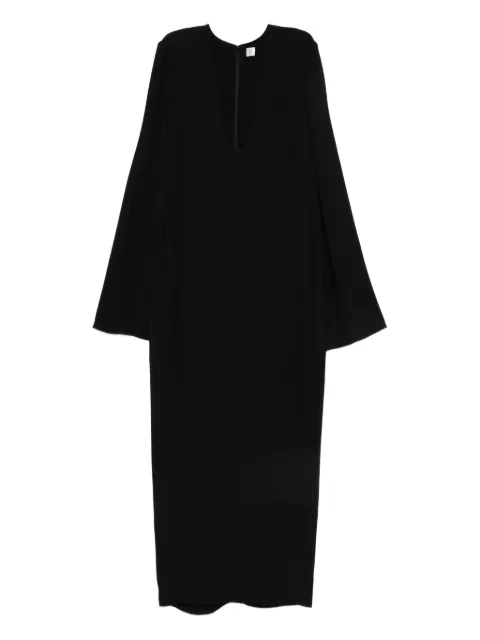 TOTEME bell-sleeve dress Black 254WRD0269FB0414001