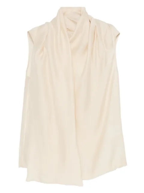 TOTEME attached-scarf blouse Neutrals 254WRT0612FB0265116