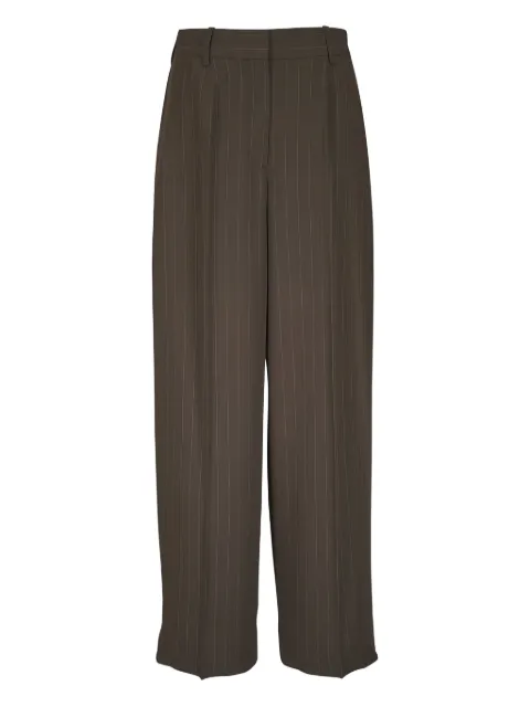 TOTEME pinstripe-pattern trousers Brown 254WRB0303FB0476273