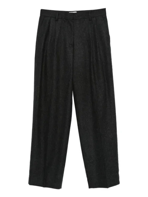 TOTEME double-pleat pants Black 254WRB0289FB0024019