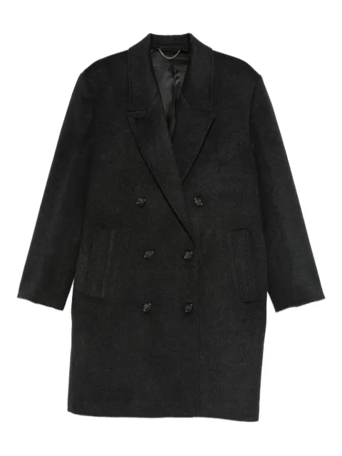 TOTEME double-breasted cashmere coat Grey 254WRO0232FB0484019