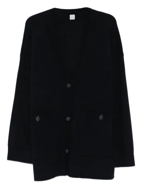 TOTEME V-neck cardigan Blue 254WRT0572YA0126016