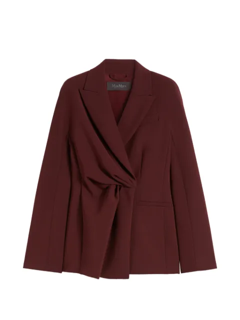Max Mara crepe blazer Red ALARE037