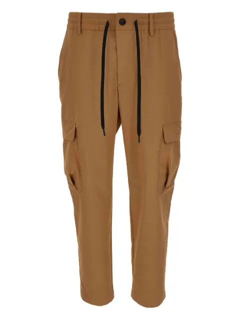 Versace Jeans Couture cargo pocket drawstring trousers Brown 79GAAD03CQ10D