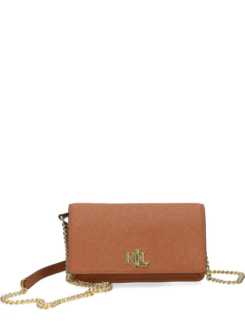 Lauren Ralph Lauren logo-plaque cross body bag Brown 432966784007