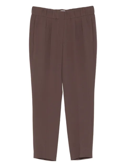 Brunello Cucinelli pleat-detail trousers Brown MA029P1673C4222
