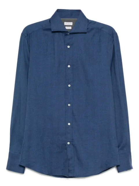 Brunello Cucinelli button-down shirt Blue MY6371718C018