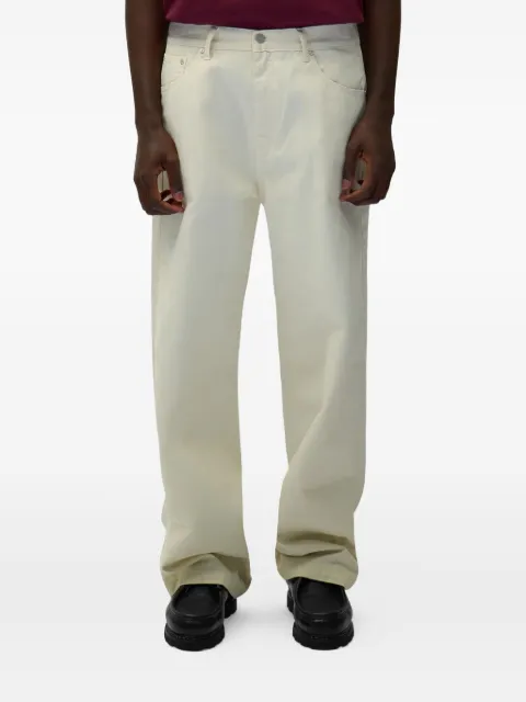Arte Antwerp eye-detail straight-leg jeans White 080P250