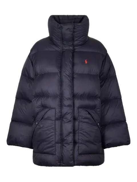 Polo Ralph Lauren embroidered-logo padded jacket Black 211971186001