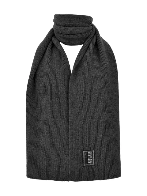 Versace Jeans Couture ribbed scarf Grey 79GA2H50ZG396