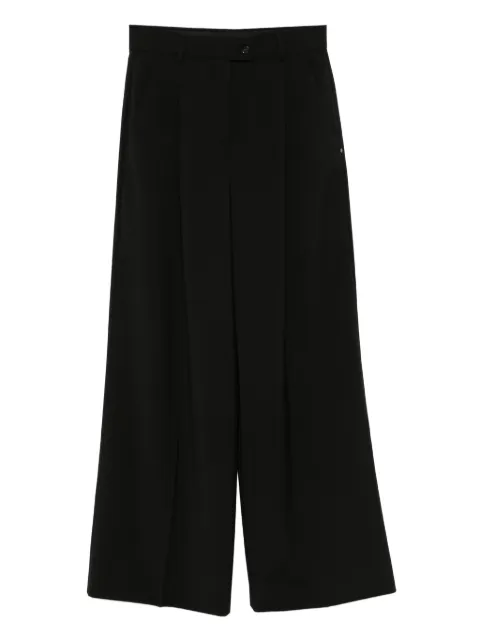 Sportmax pleated wide-leg trousers Black 2522136021600