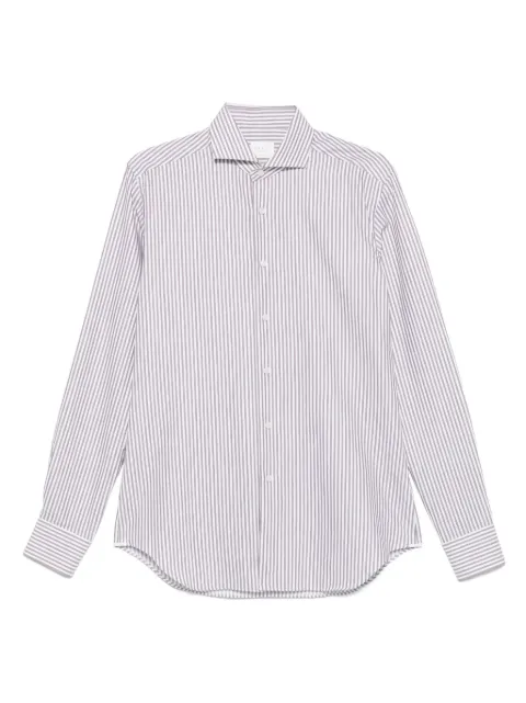 Xacus striped cotton shirt White WF520ML91810