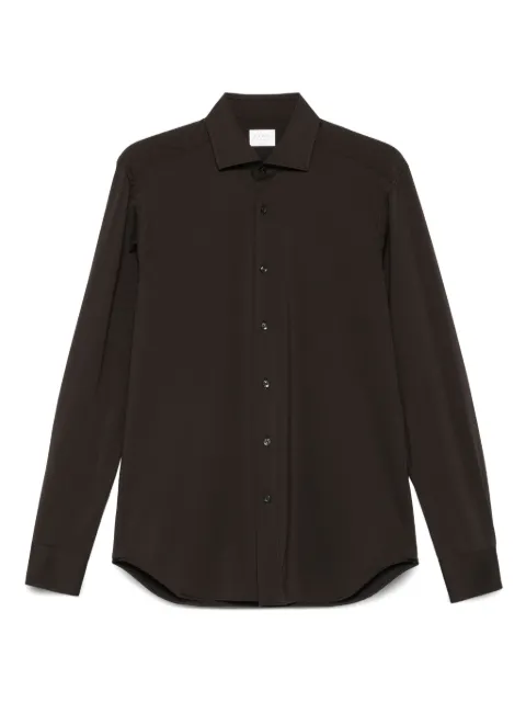 Xacus long-sleeve button-down shirt Brown ACT558ML11460