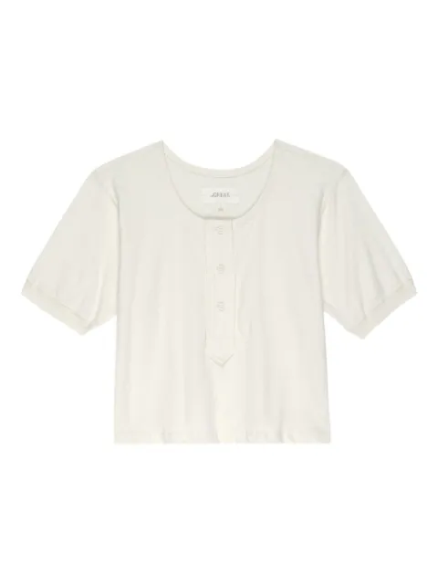 The Great. cotton T-shirt Neutrals T1163811