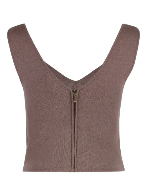 SABLYN v-neck top Brown IRIDIAN2207