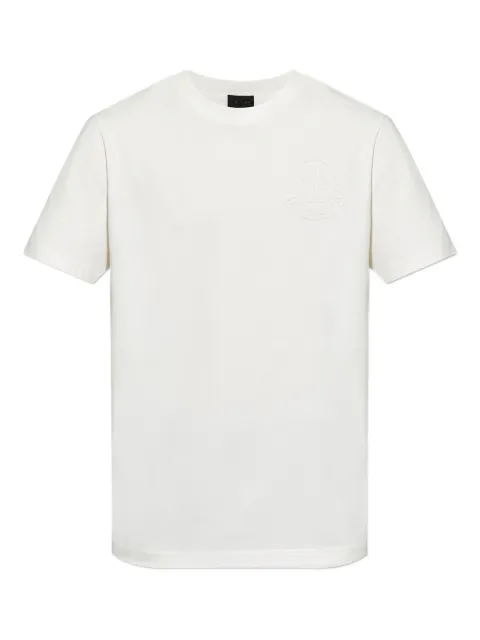 Moncler logo-embossed cotton T-shirt White L20918C0003789AYW