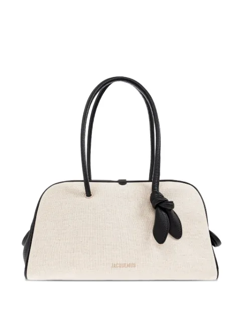 Jacquemus Le Turismo linen tote bag Neutrals BAU00417AW00094