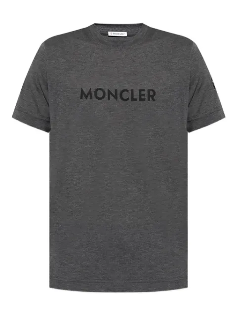 Moncler logo-print short-sleeve T-shirt Grey K20918C0002889B2Q