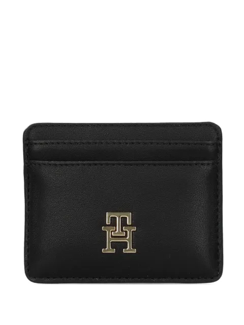 Tommy Hilfiger logo-plaque cardholder Black AW0AW17474