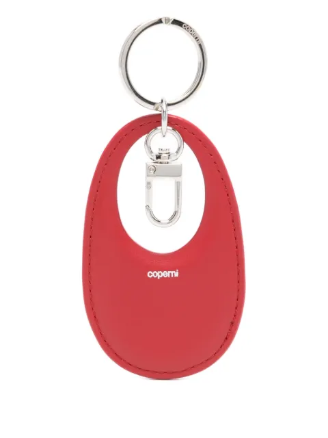 Coperni Swipe oval-frame keyring Red COPSLG02F6043