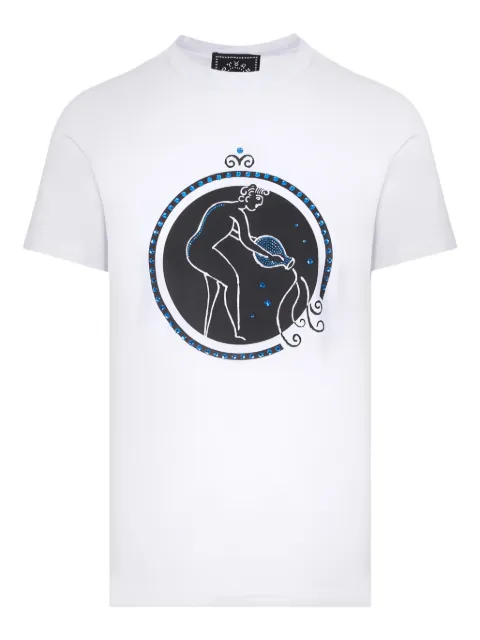 Swarovski x 10 Corso Como crystal-embellished T-shirt White 10CCTSACQUARIO