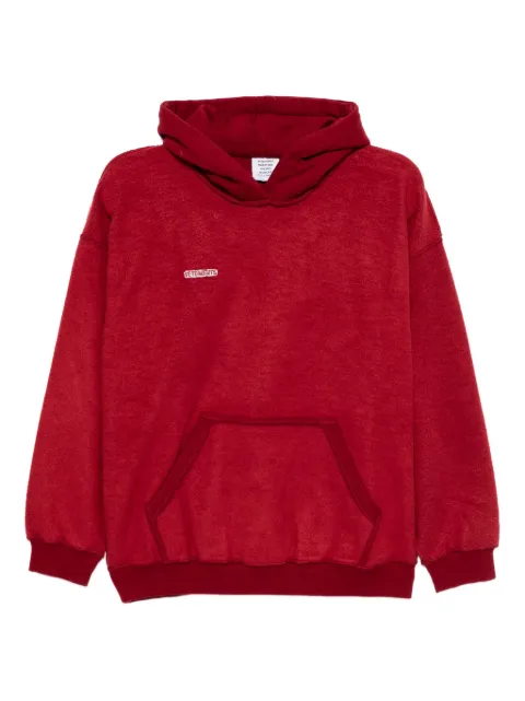 VETEMENTS logo-embroidered hoodie Red WAH19TR107R