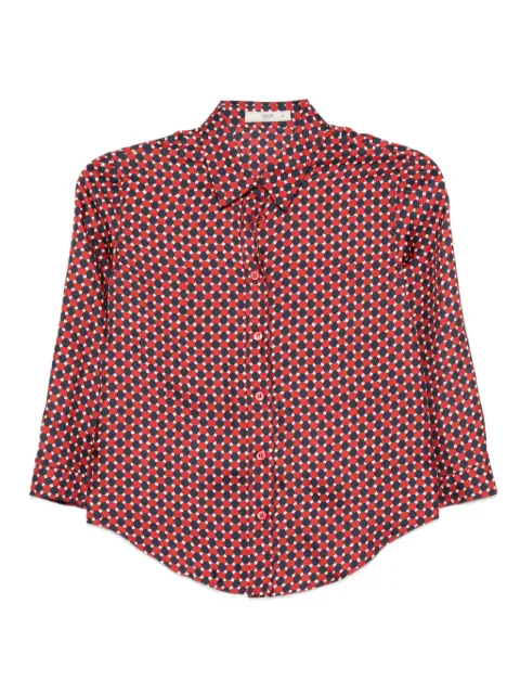 Prada Pre-Owned 2000s geometric-print shirt Blue PR350FV