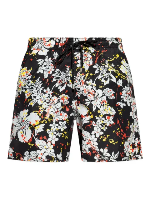 Palm Angels x Vilebrequin floral-print swim shorts Black PMFD01AF25FAB004
