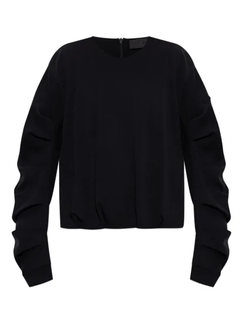 Moncler gathered-cuff sweatshirt Black K20938G0001389AHM
