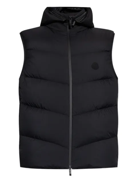 Moncler hooded quilted gilet Black K20911A00042597YD