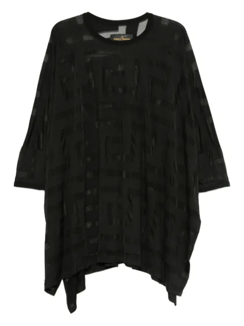 Vivienne Westwood Pre-Owned 2016-2017 geometric-pattern dress Black VW540FT