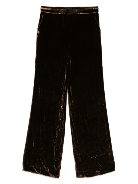 ETRO velvet trousers Brown WREA001499TCD01