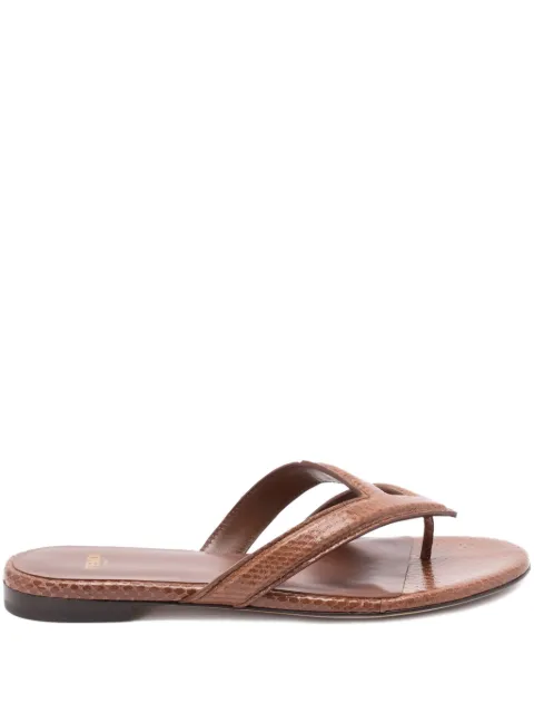 FENDI Fling flat sandals Brown 8Y8712AUEE
